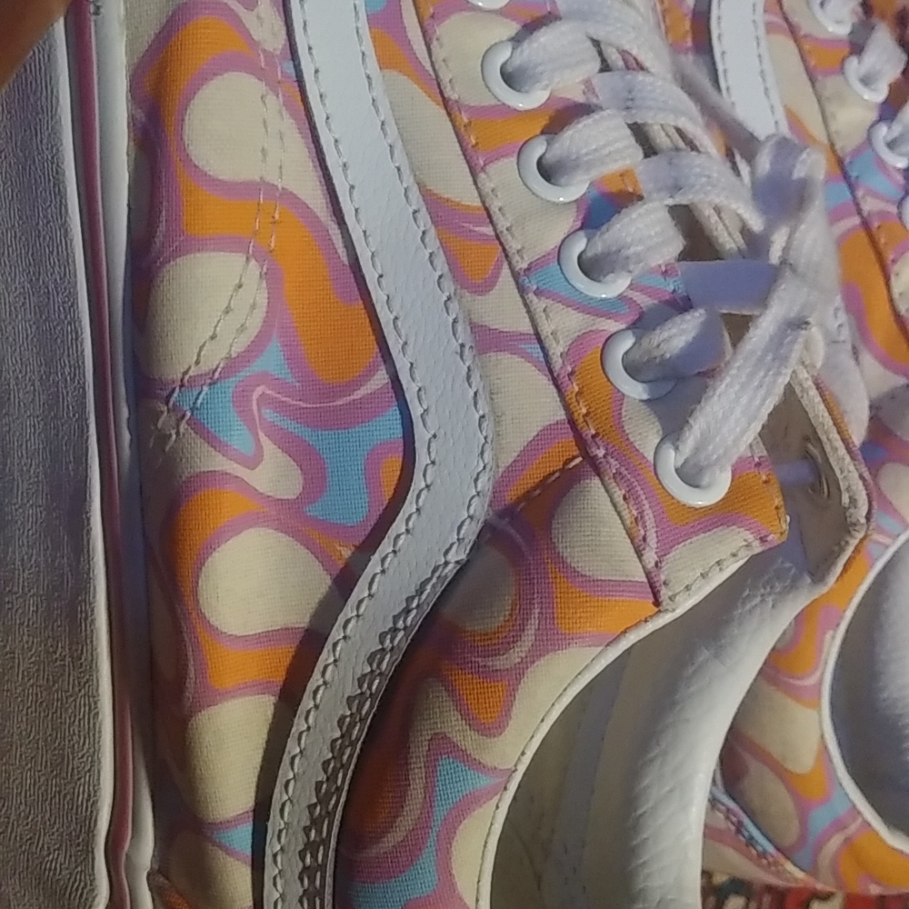 🧡💜Orange and Purple Vans - Picture 3 of 8